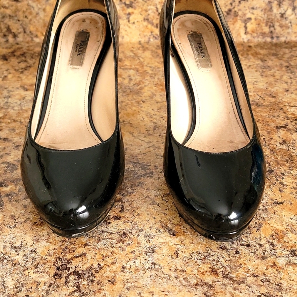 PRADA HEELS SIZE 39 - Picture 6 of 8